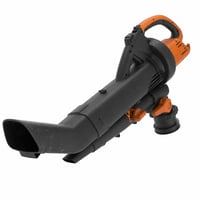 Fúkač, vysávač a drvič lístia 3 v 1 WORX WG505E, 3000 W, 45 litrov — poškodený, na náhradné diely: používaný (stav: viď 2. obrázok) 1