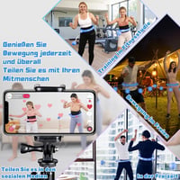 Cozylady Okos Súlyozott Hula Hoops Felnőtteknek - Fogyást Segítő Infinity Karika Súlygolyóval, Csendes Fitness Abroncs, 124 cm, Kék 7