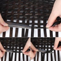 DBREAKS PE műrattan javítószalag szövőeszközzel, színátmenetes - kávébarna - 65 m 7