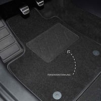 DBS Auto-tepisi Peugeot 208 (2012-2019) - 4 kom. Crni gumeni tepisi po mjeri s kopčama za pričvršćivanje, protuklizni 4