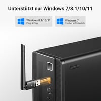 UGREEN Bluetooth 5.4 adapter PC-hez, nagy hatótávolságú USB dongle Windows 11/10/8.1-hez 6