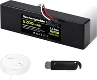 Mspalocell 6200 mAh 14.8V Pótakkumulátor Xiaomi Mop, Mop 2s, Mop Pro Robotporszívóhoz - Lítium-ion Csere Akku STYTJ02YM 6