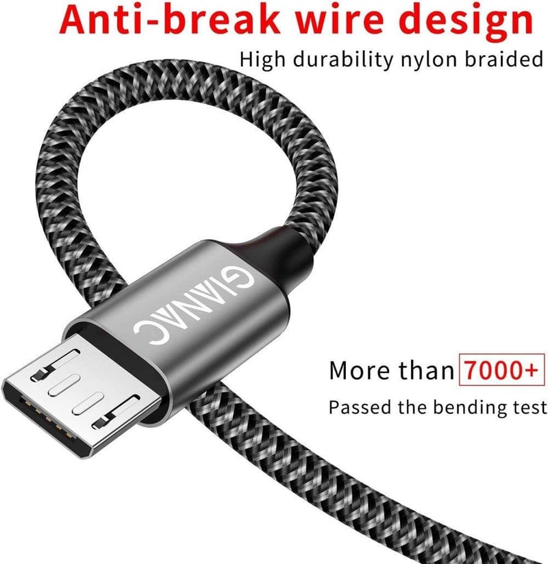 Blaupunkt Gyorstöltő Micro USB Kábelszett - 4 Méretben (0,5-3m)