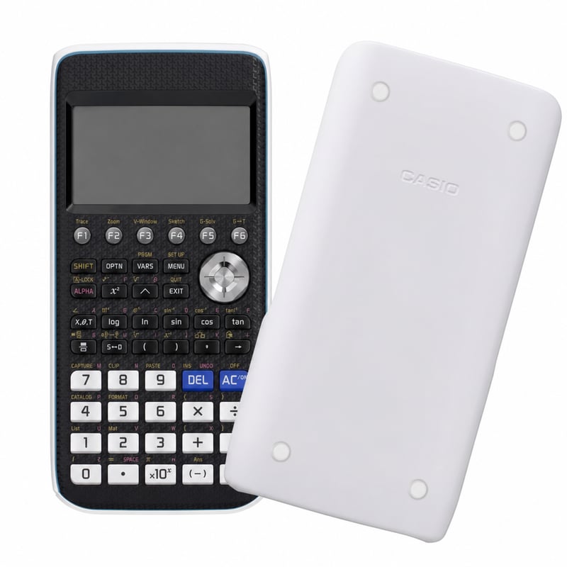 Casio FX-CG50 grafičko računalo, zaslon u boji, crno — neispravno, za dijelove/popravak (stanje: vidi 2. sliku)