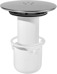 KOOBON 115mm Polírozott Zuhanylefolyó Fedél Viega Tempople Rendszerhez - Króm Kivitel, Szagzáró Funkcióval és Hajfogóval, PVC Anyagból 4