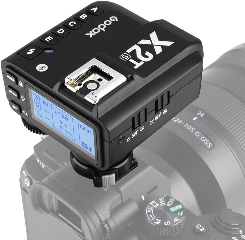 Godox X2T-S TTL Vezeték Nélküli Vaku Kioldó Sony Kamerákhoz - 1/8000s HSS 2.4G Távkioldó V1 TT350S AD200 Vakukhoz