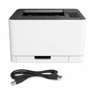 Imprimantă laser color HP Color Laser 150nw A4 Wi-Fi LAN USB — defectă, funcționează parțial: LED indicator de eroare aprins (stare: vezi a 2-a imagine)