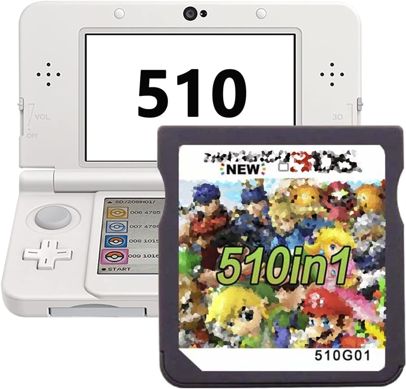 Nintendo DS 510 az 1-ben játékgyűjtemény - Kompatibilis minden DS modellel