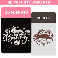 3D Puff Plotterfólia Textilhez - 6db Hőtranszfer Fólia Pólóra, Ruhára (30,5x25 cm) 6