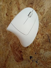 Ergonomická bezdrôtová myš TECKNET 2.4G 4800DPI so 6 tlačidlami, biela — chybná, na náhradné diely: bez USB prijímača (stav: pozri 2. obrázok) 3