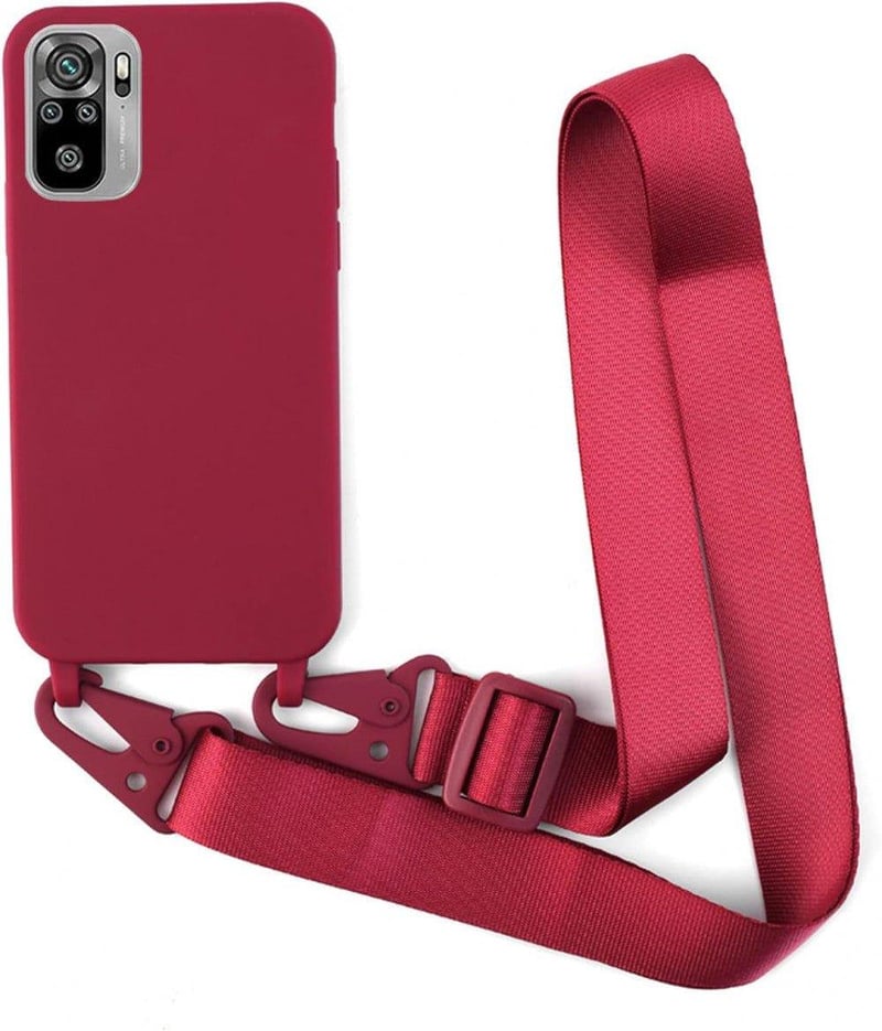 Xiaomi Redmi Note 10/10S Piros Keresztpántos Telefontok