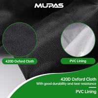 MUPAS 420D Oxford vízálló kerti bútor takaró 300x250x100cm tárolózsákkal 5