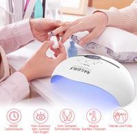 NAILGIRLS 48W UV LED Körömszárító Lámpa - Hordozható, LCD Kijelzős, 3 Időzítővel 4