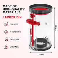 Dyson V11 V15 porszívó nagyméretű portartály - kompatibilis alkatrész 2