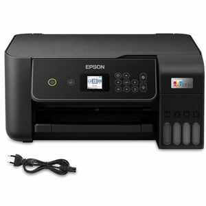 Imprimantă multifuncțională cu rezervor de cerneală Epson EcoTank ET-2870 A4 Wi-Fi cu ecran LCD — fără cerneală (stare: vezi a 2-a imagine)