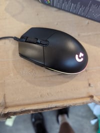 Mouse de gaming Logitech G203 LIGHTSYNC, Negru, 8000 DPI, Iluminare RGB — defect, funcționează parțial: rotiță defectă (stare: vezi a 2-a imagine) 2