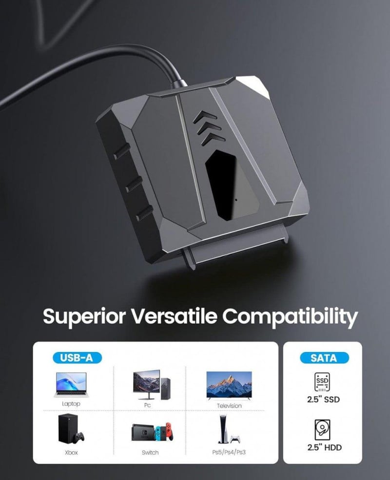ORICO USB 3.0 - SATA III adapter kábel 2,5" HDD/SSD-hez, UASP támogatással