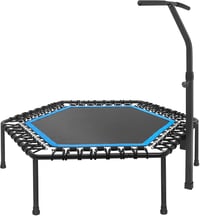 Yorbay Fitness Trambulin 126cm - Állítható Magasságú Beltéri Ugrálóeszköz 150kg Teherbírással 1