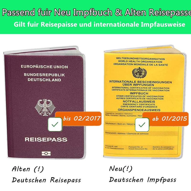 Átlátszó, Strapabíró Védőtok Oltási Igazolványhoz - Gyerekeknek és Felnőtteknek