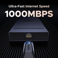 UGREEN Revodok Pro USB C Hub 10Gbps - Kettős 4K@60Hz HDMI, Ethernet, 100W PD Töltés, SD/TF Kártyaolvasó, USB 3.2 Portok, Fekete Dokkoló Állo 5
