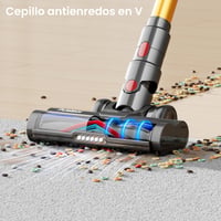 Avalsor Vezeték Nélküli Porszívó 45KPa/550W - 60 Perces Üzemidő, 1.5L Portartály, LED Érintőkijelző, V-alakú Kefe Szőnyeghez és Állatszőrhöz 4