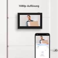 EZVIZ CP2 WiFi Ajtókémlelő 4,3" Színes Kijelzővel - 2MP Vezeték Nélküli Videós Kaputelefon 146° Látószöggel, 2200 mAh Akkumulátorral, Időjár 4
