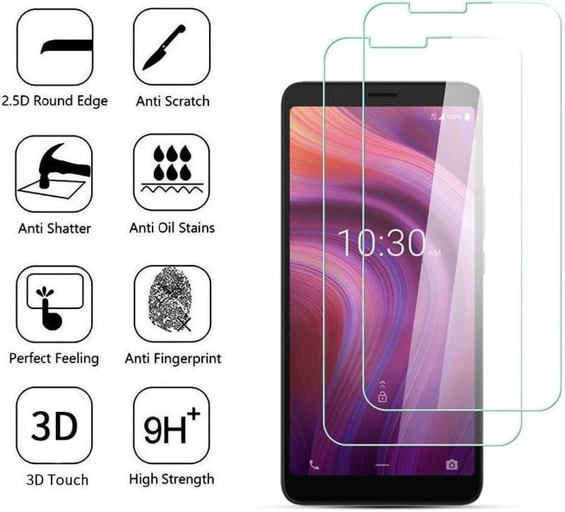 Alcatel 3V 2019 Edzett Üveg Képernyővédő Fólia 2db - 9H Keménység