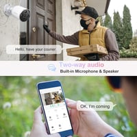 SV3C 2K Kültéri Biztonsági Kamera - Színes Éjjellátás, Mozgásérzékelés, Alexa Kompatibilis 5