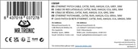 Mr. Tronic 50m-es Cat5E Ethernet kábel, RJ45 csatlakozós LAN hálózati kábel, gyors internethez (szürke) 10