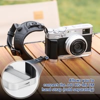 Fujifilm X100VI/V/F fém markolat - Arca Swiss gyorscsatlakozó talppal, ezüst 7