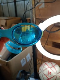 Speedo Biofuse 2.0 Gyermek Úszószemüveg - Hypersonic Blue/Lumo Green, Átlátszó — vízköves, karcos lencse és pánt (állapot: lásd a 2. képet) 5