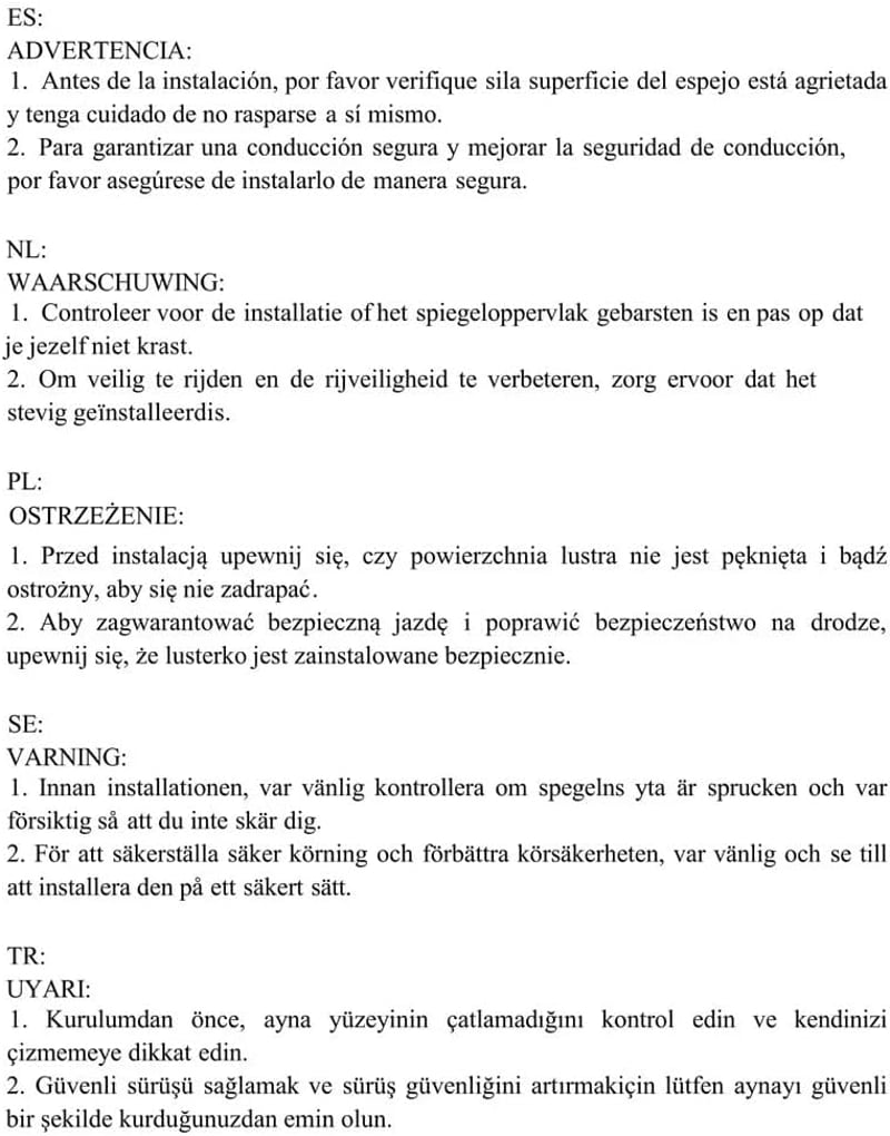 SUPAREE Univerzális Utánfutó Tükör Szett - Lakókocsikhoz és Lakóautókhoz Alkalmas Külső Visszapillantó Tükör, Állítható, Egyszerű Felszerelé