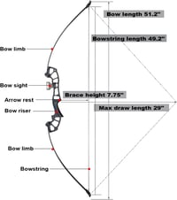 DD&Qarchery Recurve Íj 30-40lb Felnőtt Kezdőknek Jobbkezes Vadászbáz Fém Nyílvesszővel 2