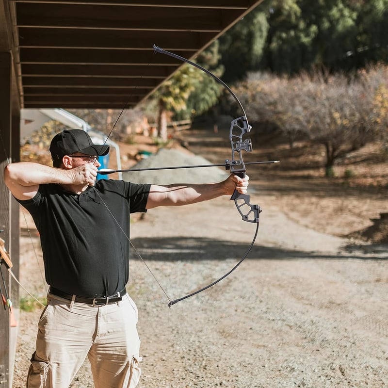 DD&Qarchery Recurve Íj 30-40lb Jobbkezes Felnőtt Kezdő Vadász Nyílkészlet