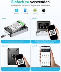 Yottamaster Hálózati NAS Szerver 2.5" SATA HDD/SSD-hez - Privát Felhő Tárhely, Automatikus Mentés, SDVN Titkosítás, Mágneses Fedél 7