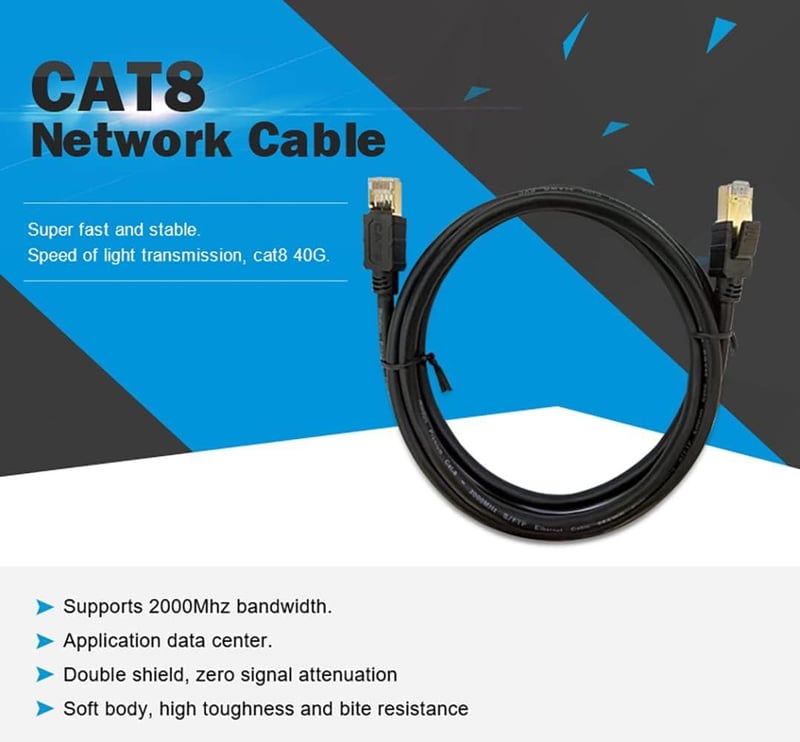 ULANSeN Intel I225-V 2.5Gbps PCIe Hálózati Kártya Cat8 Kábellel