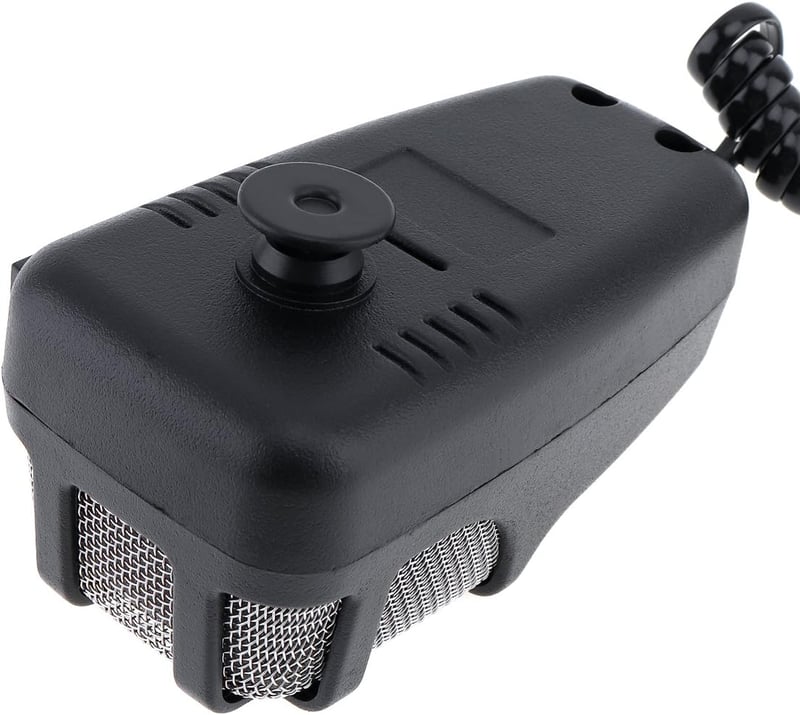 Elektromos 100W-os 12V-os 7 hangú sziréna hangszóróval - autó, motor, mentő, tűzoltó