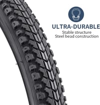 YunSCM 20"-os kerékpár gumi és belső szett, 20x1.75 méretű, AV32mm szeleppel 5