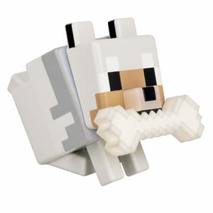 Paladone GloBuddies Minecraft vlk 3D LED nočná lampa – mení farby – rozbalená, s miernymi známkami používania (stav: pozri 2. obrázok)
