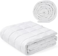 Autsel Súlyozott Takaró 9kg 155x220cm - 100% Pamut Nehéz Takaró Felnőtteknek, Stresszoldó Alvássegítő Relaxációs Paplan Üveggyöngyökkel, Hip 1