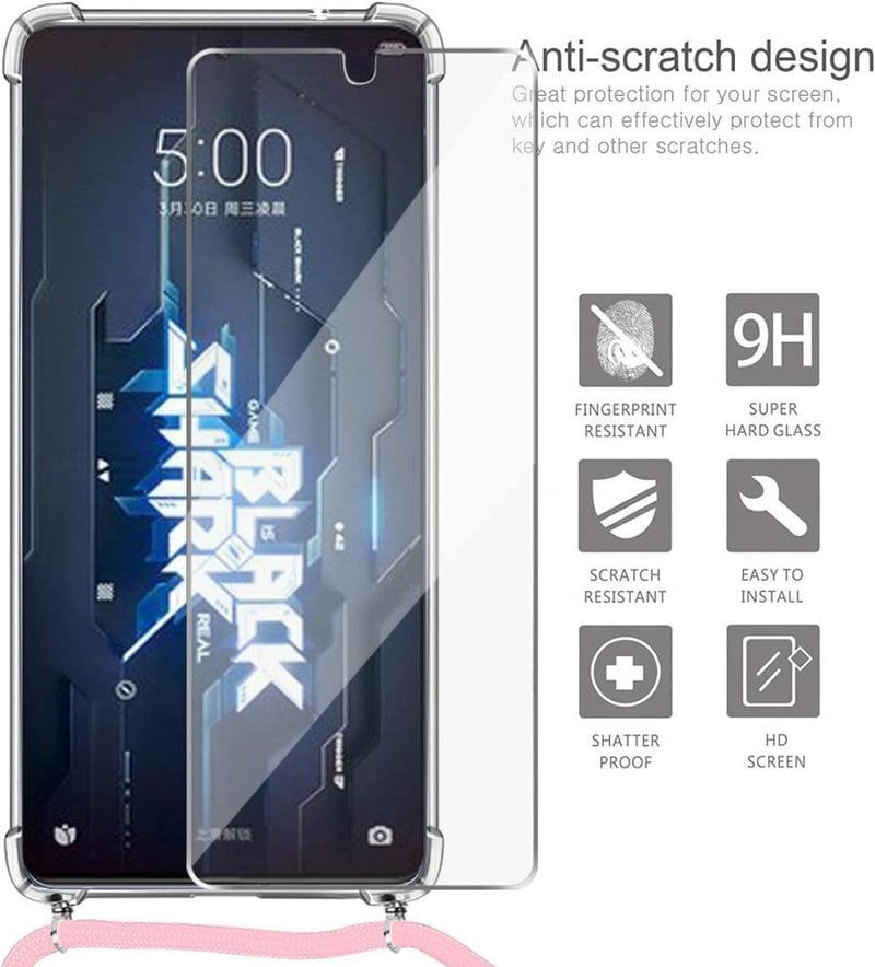 Black Shark 5 Pro Rózsaszín Állítható Mobiltelefon Lánc