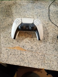 Controller wireless Sony DualSense pentru PS5, culoare albă, stare utilizat, gamepad PlayStation 5 2