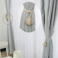 Elegáns bézs függönykötő szett - 2 db dekoratív tartó 6
