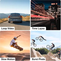 GoPro alternatíva: Surfola 5K akciókamera 40m vízálló stabilizátorral 8
