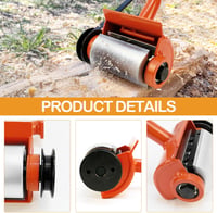 Aisny Fakéreg Hántó Eszköz 6 Pengével - Rönk Hántoló Láncfűrész Adapter Husqvarna és STIHL Modellekhez - Faipari Megmunkáló Tartozék 6