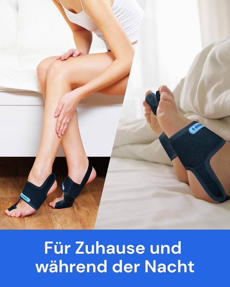 YOGAMEDIC Hallux Valgus korrekciós sín és lábujjelválasztó szett - Univerzális méret, BPA-mentes