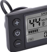Yosoo S866 LCD kijelző e-kerékpárhoz - 24/36/48V, vízálló, USB-s, fekete 9