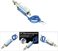 Hapivida JF-0530B Elektromágneses Szolenoid 12V 300mA 5N Húzó-Toló Típusú Lineáris Mágnes Ipari Automatizáláshoz - Kék 4
