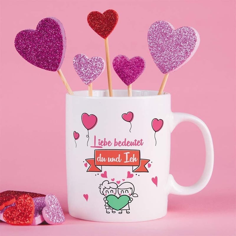 MUGFFINS Szerelmes Pároknak Német Feliratos Bögre 350 ml
