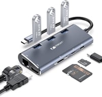 VEMONT 8 az 1-ben USB-C Hub 4K HDMI-vel és Gigabit Ethernet-tel MacBookhoz 1